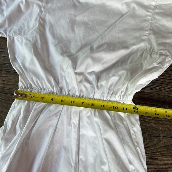 Vintage 80’s Albert Nipion white cotton cottagecore dress w/sash EVC size Small - Picture 14 of 17
